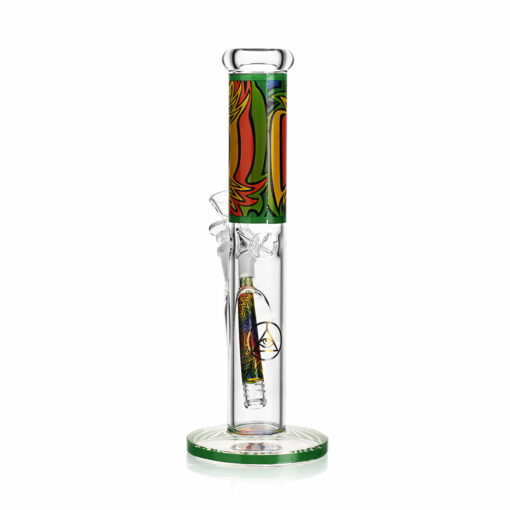 Shop Ritual Smoke - Prism 10" Glass Straight Tube - Emerald in australian