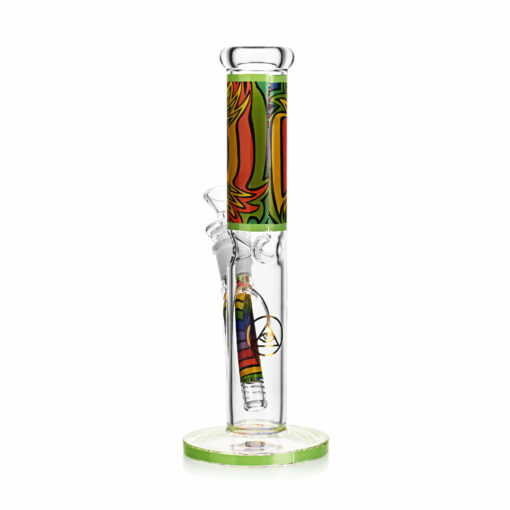 Shop Ritual Smoke - Prism 10" Glass Straight Tube - Lime in australian