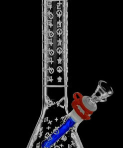 Shop Frosted Design Beaker Water Pipe in australian