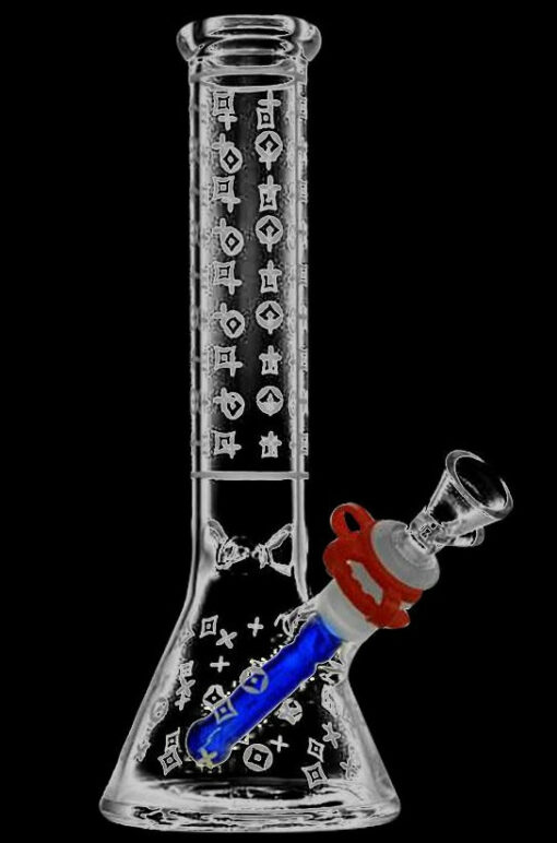 Shop Frosted Design Beaker Water Pipe in australian