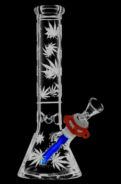 Shop Frosted Design Beaker Water Pipe in australian