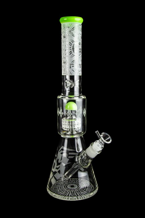 Shop Foyo Sandblasted Matrix Perc Beaker Bong in australian
