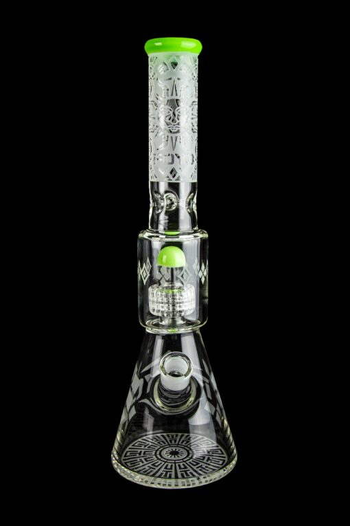 Shop Foyo Sandblasted Matrix Perc Beaker Bong in australian