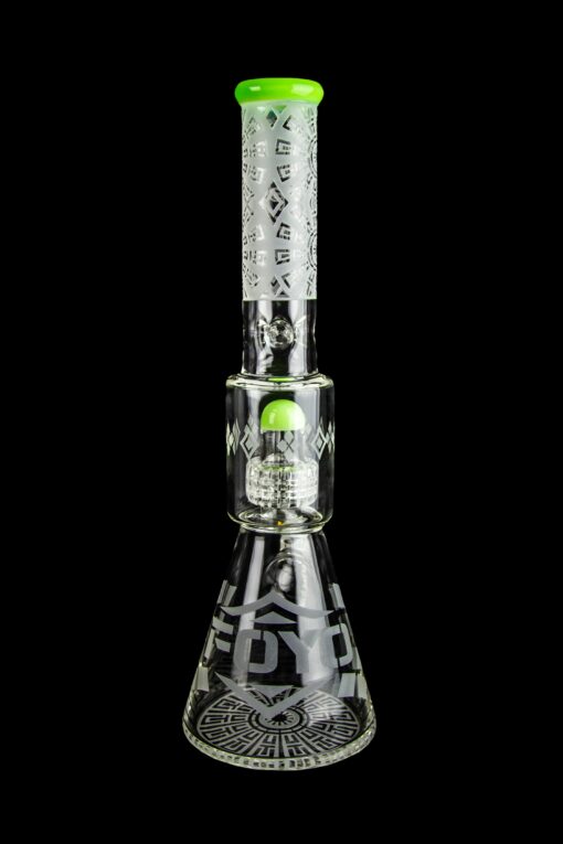 Shop Foyo Sandblasted Matrix Perc Beaker Bong in australian