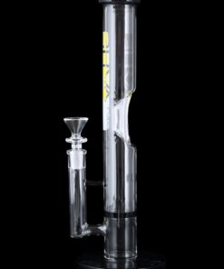 Shop GRAV® Medium 12 Inch Straight Tube with Honeycomb Perc and Black Accents in australian