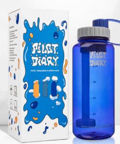 Shop PILOT DIARY Stealth Nalgene-Style Water Bottle Bong with Showerhead Perc in australian