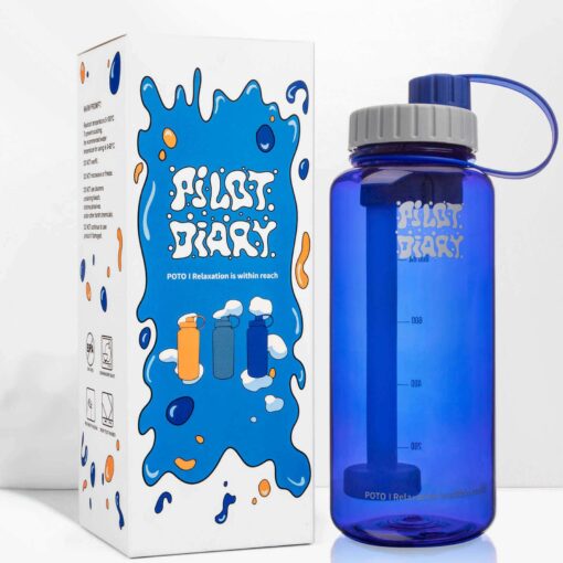 Shop PILOT DIARY Stealth Nalgene-Style Water Bottle Bong with Showerhead Perc in australian