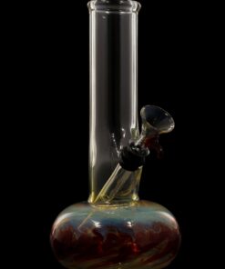 Shop LA Pipes Raked Bubble Beaker Bong with Fumed Base in australian