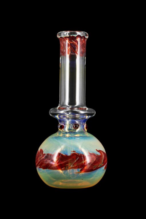 Shop LA Pipes Raked Burnt Orange Fumed Beaker Bong in australian