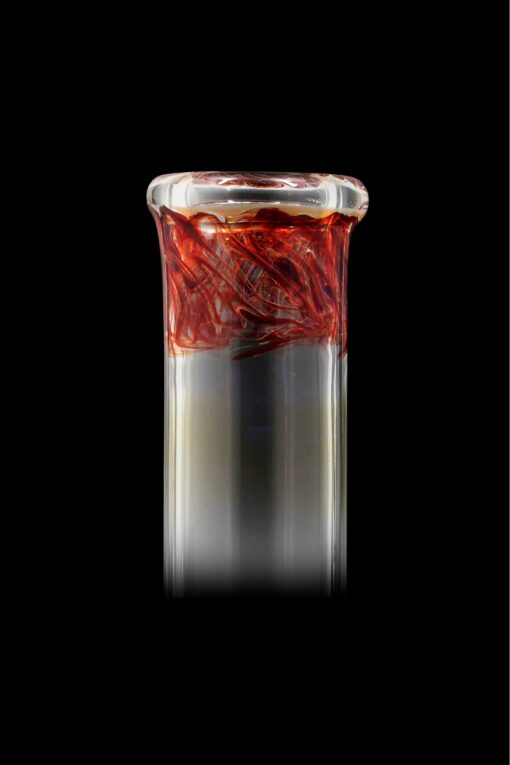 Shop LA Pipes Raked Burnt Orange Fumed Beaker Bong in australian