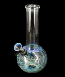Shop LA Pipes Raked Tiger Stripe Accented Beaker Bong in australian