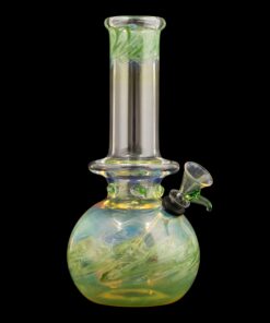 Shop LA Pipes Raked Burnt Orange Fumed Beaker Bong in australian