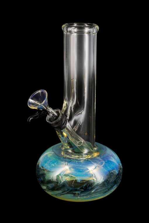 Shop LA Pipes Raked Bubble Beaker Bong with Fumed Base in australian