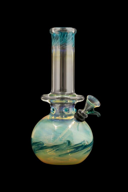 Shop LA Pipes Raked Burnt Orange Fumed Beaker Bong in australian