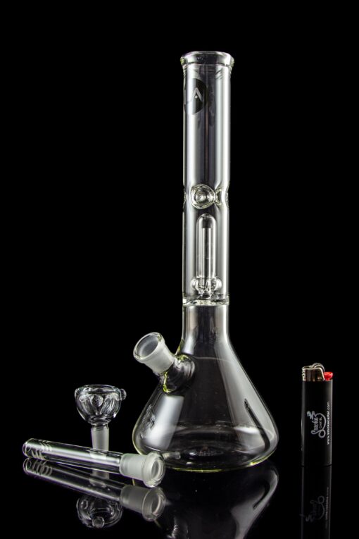 Shop LA Pipes Single or Double Showerhead Perc Beaker Bong in australian
