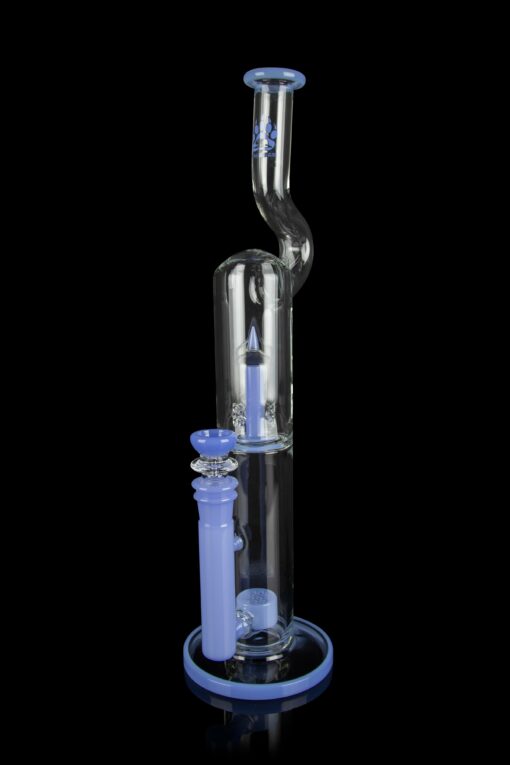 Shop Calibear "The Pagoda" Showerhead Perc Bong with Splashguard Bent Neck in australian