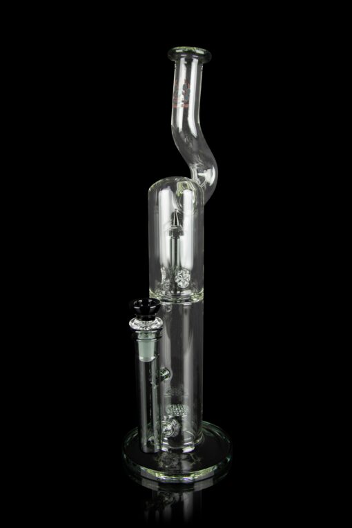 Shop Calibear "The Pagoda" Showerhead Perc Bong with Splashguard Bent Neck in australian