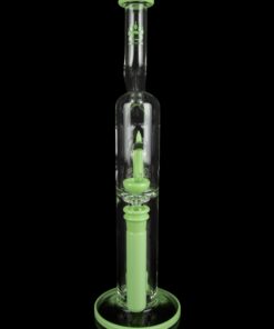 Shop Calibear "The Pagoda" Showerhead Perc Bong with Splashguard Bent Neck in australian