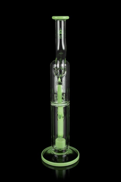 Shop Calibear "The Pagoda" Showerhead Perc Bong with Splashguard Bent Neck in australian