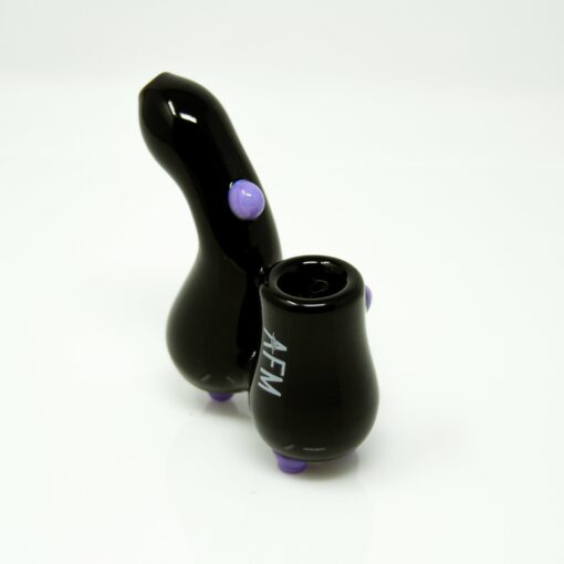 Shop 3.5" AFM Groovy Glass Sherlock Hand Pipe in australian