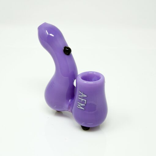 Shop 3.5" AFM Groovy Glass Sherlock Hand Pipe in australian