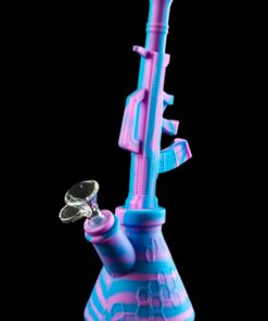 Shop The "Machine Gun" Silicone Water Pipe in australian