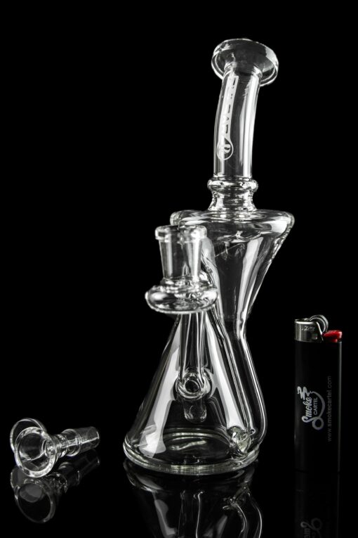 Shop Pulsar "Jinni" Diffused Inline Downstem Recycler Bong in australian