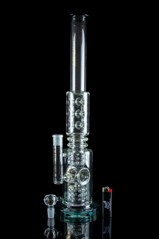 Shop Tsunami 22" Tall Double Drum Donut Tube Bong in australian