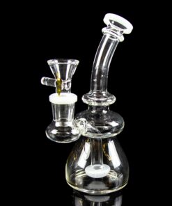 Shop Dank Gals Mini Beaker Pipe with Colored Accents in australian