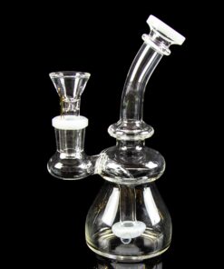 Shop Dank Gals Mini Beaker Pipe with Colored Accents in australian