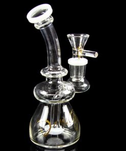 Shop Dank Gals Mini Beaker Pipe with Colored Accents in australian