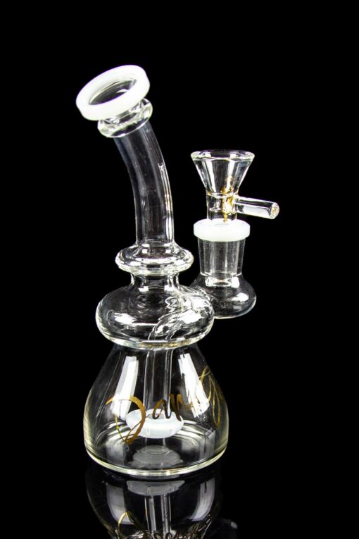 Shop Dank Gals Mini Beaker Pipe with Colored Accents in australian