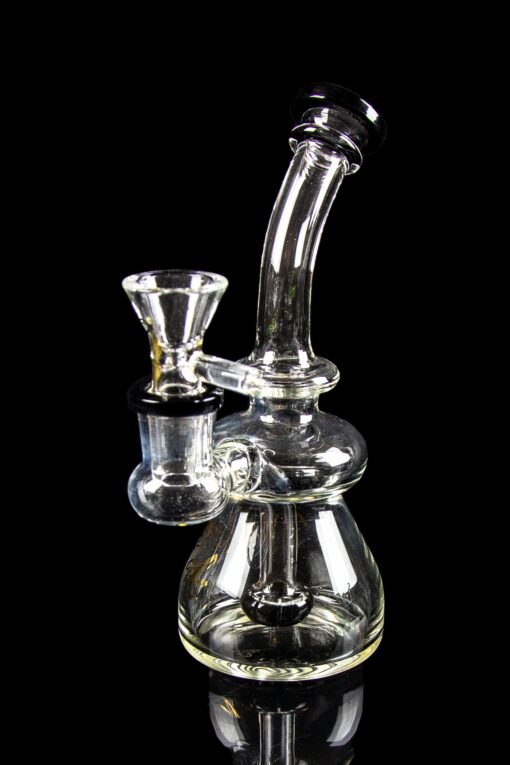 Shop Dank Gals Mini Beaker Pipe with Colored Accents in australian