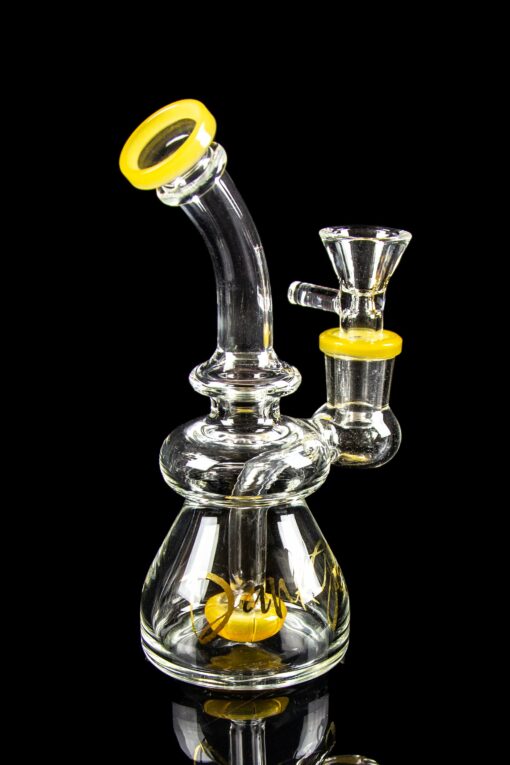 Shop Dank Gals Mini Beaker Pipe with Colored Accents in australian