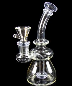 Shop Dank Gals Mini Beaker Pipe with Colored Accents in australian