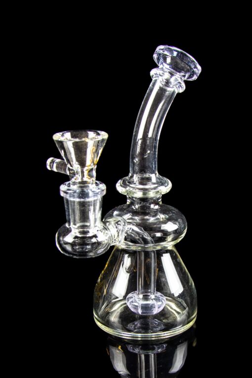 Shop Dank Gals Mini Beaker Pipe with Colored Accents in australian