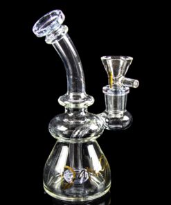 Shop Dank Gals Mini Beaker Pipe with Colored Accents in australian