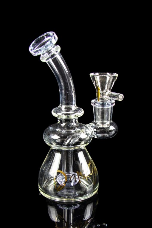 Shop Dank Gals Mini Beaker Pipe with Colored Accents in australian