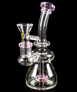 Shop Dank Gals Mini Beaker Pipe with Colored Accents in australian