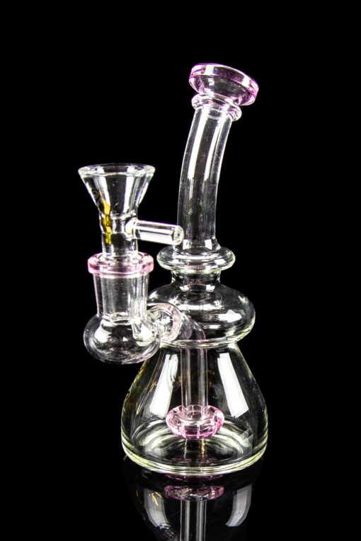 Shop Dank Gals Mini Beaker Pipe with Colored Accents in australian