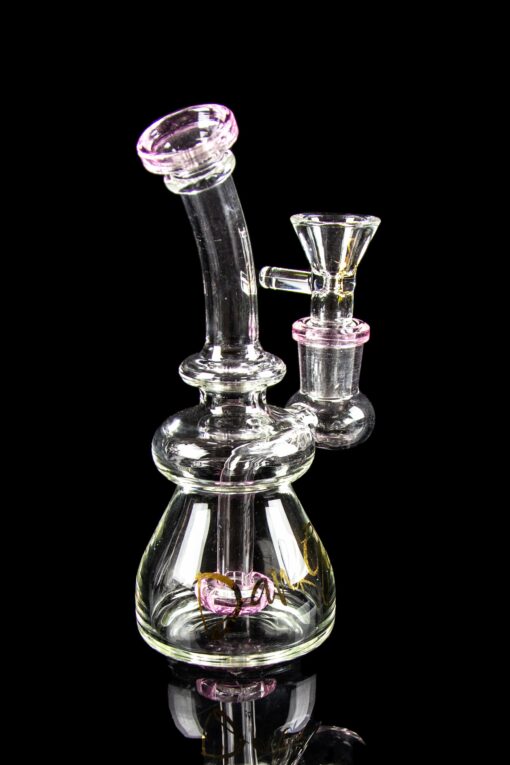 Shop Dank Gals Mini Beaker Pipe with Colored Accents in australian