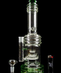 Shop Tsunami Large Triple Inverted Honeycomb Perc Big Bong in australian