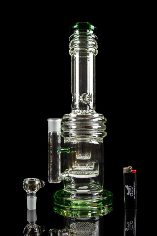 Shop Tsunami Large Triple Inverted Honeycomb Perc Big Bong in australian