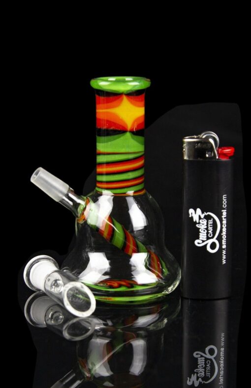 Shop Rasta Swirl Beaker Mini Rig in australian