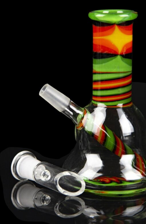 Shop Rasta Swirl Beaker Mini Rig in australian