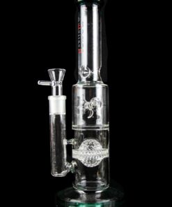 Shop BoroTech Glass "Helheim" Fat Can Straight Tube with Disco Ball and Windmill Perc in australian