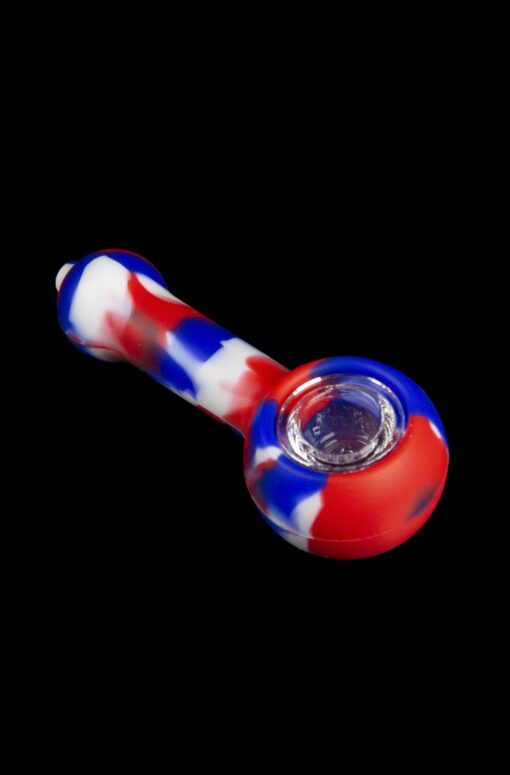 Shop 3 Gates Global Silicone Spoon Pipe with Glass Bowl in australian