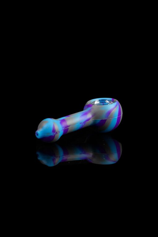 Shop 3 Gates Global Silicone Spoon Pipe with Glass Bowl in australian