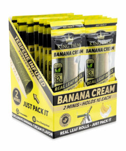 Shop King Palm Banana Cream - Mini Rolls - 2 pack in australian