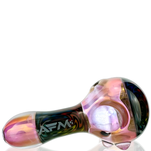 Shop 4" AFM Wig Wag Vortex Glass Hand Pipe in australian